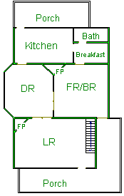 Map & Floorplan of 1st Floor