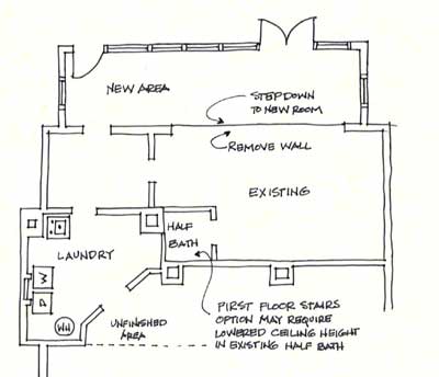 Basement Floorplan Sketch