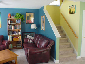 Front room and stairs
